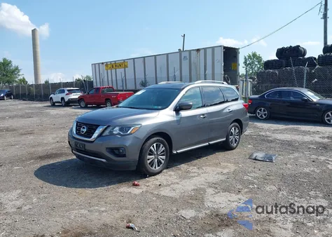 2017 Nissan Pathfinder Sv from USA, damaged, VIN 5N1DR2MM8HC665153